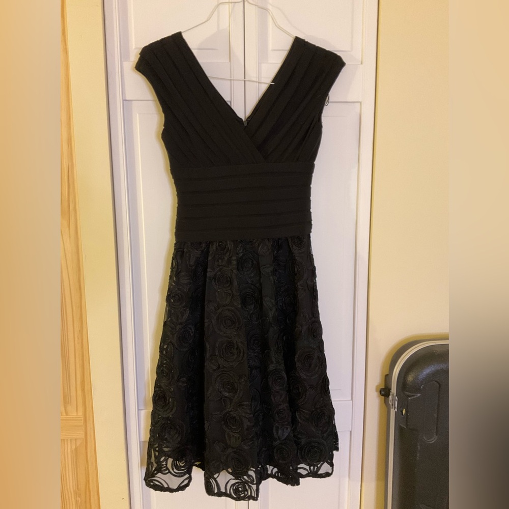 Adrianna Papell Black Cocktail Dress - Picture 7 of 10